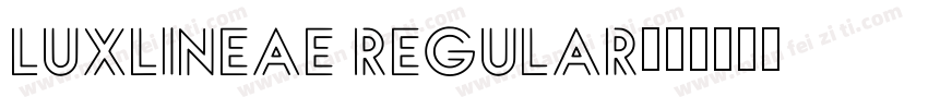 LuxLineae Regular字体转换